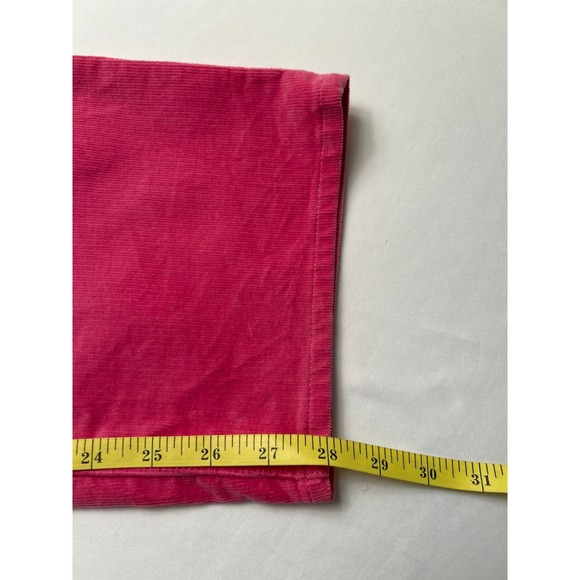 Talbots Curvy Pink Corduroy Straight Leg Pants Women's Size 16P - Picture 10 of 11